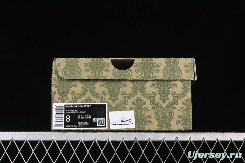 Nike SB Dunk Low Gucci Collaboration - Smoke Blue Anniversary High-End Custom Low-Top Casual Skate Shoes - XX2025-801