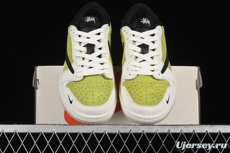 Nike Travis Scott x Fragment Design x Air Jordan 1 Low OG SP AJ1 Retro Sneakers - JH6089-002