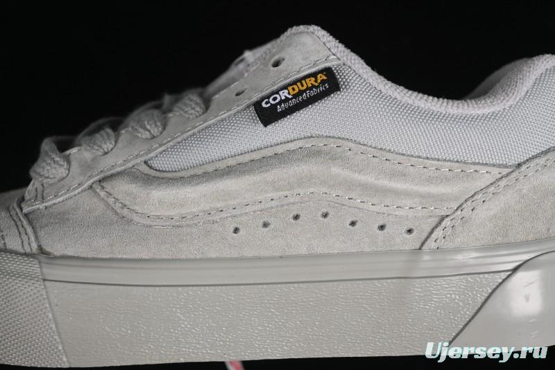 Vans Knu Skool Low Top Retro Casual Vulcanized Sneakers in Grey - VN000CRPBXC