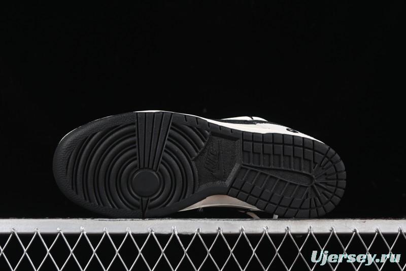 Nike SB Dunk Low BAPE Collaboration - Strap Black Hook Anniversary High-End Custom Low-Top Casual Skate Shoes SJ2068-299