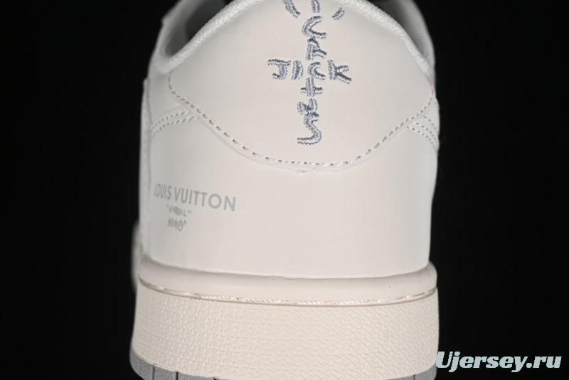 Nike Travis Scott x Fragment Design x Air Jordan 1 Low OG SP AJ1 LV Collaboration - XZ1268-002