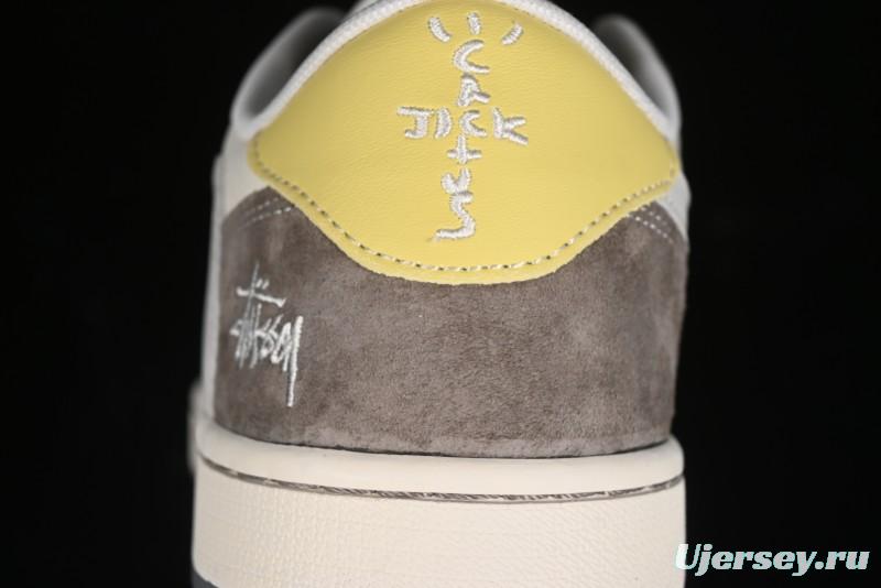 Nike Travis Scott x Fragment Design x Air Jordan 1 Low OG SP AJ1 - SJ2068-136