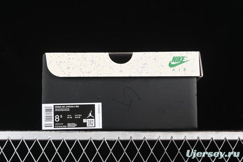 Nike Air Jordan 4 Remastered Retro Basketball Shoes in Black Grey - FQ7940-600