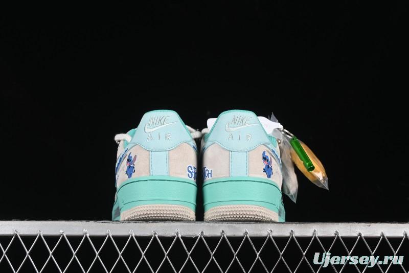 Nike Air Force 1 '07 Low x Stitch Casual Lace-Up Sneakers - DZ1328-222