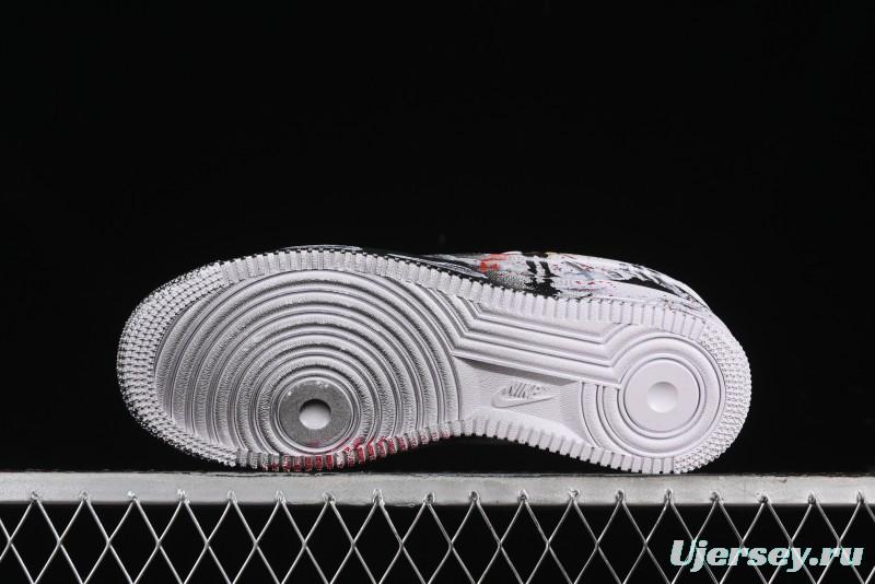 Nike Air Force 1 '07 Low Black Myth Wukong Custom Spray-Painted Gift Box Low-Top Casual Sneakers - ZH0316-045