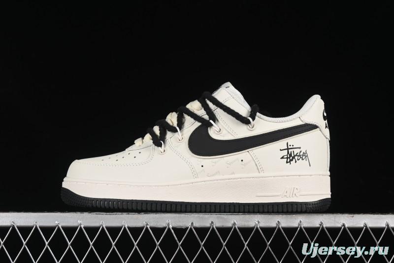 Stussy x Nike Air Force 1'07 Low Casual Sneakers - ZH0316-041