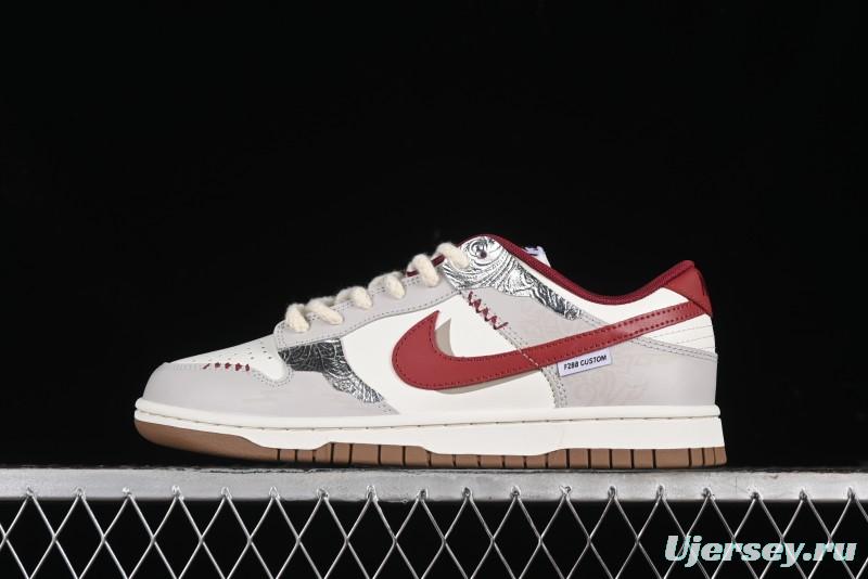 Nike Dunk Low Casual Sneakers with Chinese Style Gradient Design - FB7160-161