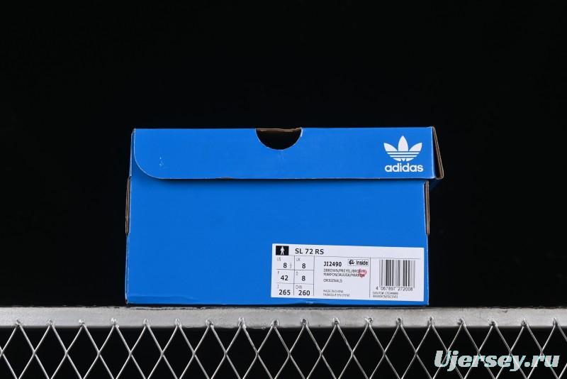 Adidas Originals SL 72 RS Classic Retro Running Shoes with Ecotex Tongue and EVA Midsole - JI2490