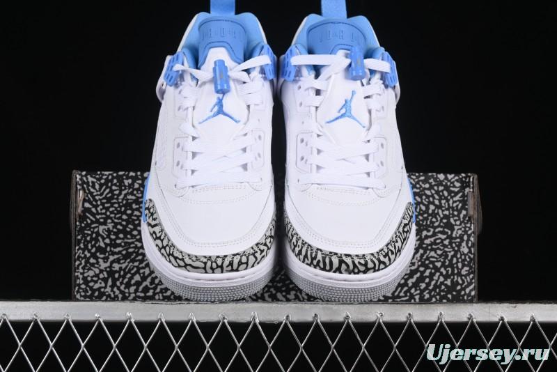 Nike Jordan Spizike Low AJ Hybrid Design Sneakers with Cracked Leather and Multi-Element Fusion - FQ1759-141