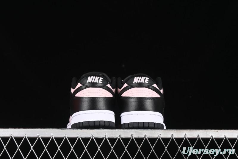 Nike SB Dunk Low Casual Skate Shoes in Black Pink - CW1590-100