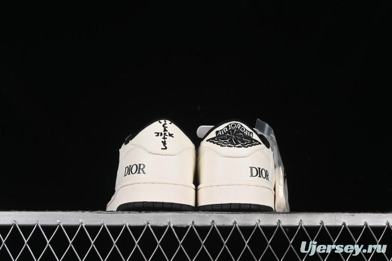 Nike Travis Scott x Fragment Design x Air Jordan 1 Low OG SP AJ1 Retro Casual Sneakers - LJ5188-025