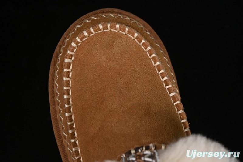 UGG Classic Ultra Mini Alpine Short Boots with Genuine Shearling Lining - 1158224
