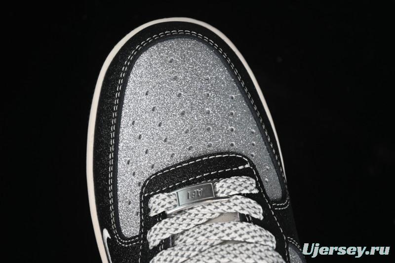 Nike Air Force 1 '07 Low Stussy Collaboration - Starry Sky Low-Top Casual Sneakers - XZ1968-518