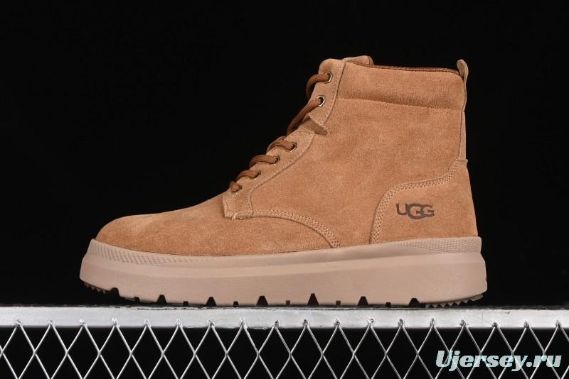 UGG Burleigh Boot Men's Lace-Up Winter Snow Boots with Lightweight Anti-Slip Combo Sole - 1153750