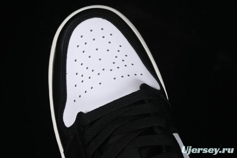 Nike Air Jordan 1 Low "Medium Olive" Casual Sneakers - 553558-092