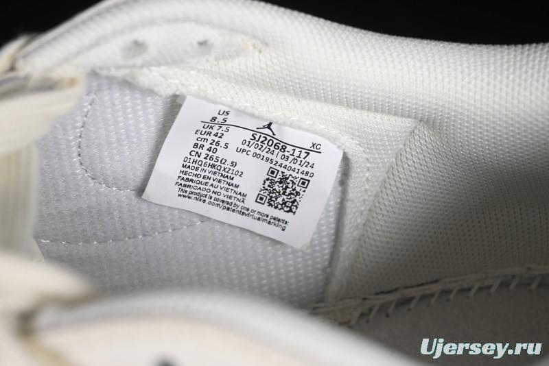 Nike Travis Scott x Fragment Design x Air Jordan 1 Low OG SP AJ1 Retro Sneakers - SJ2068-117