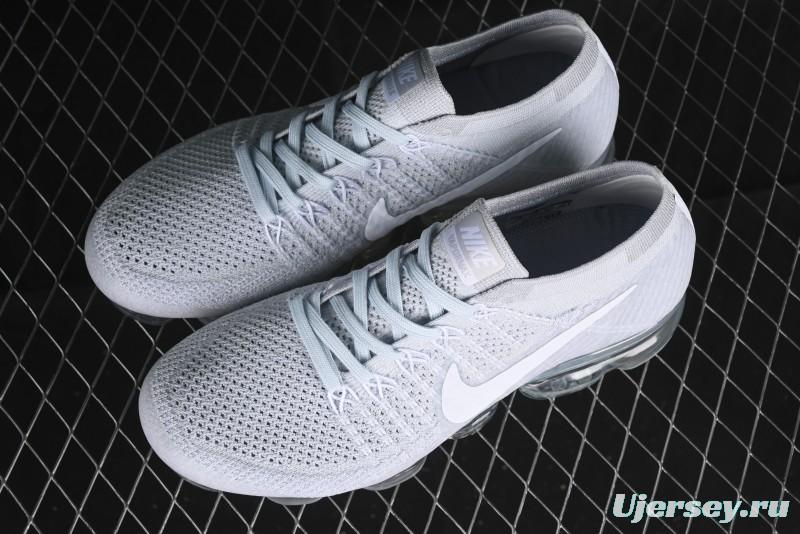 Nike Vapormax Flyknit Breathable Casual Running Shoes with Full-Length Air Cushion - 849558-100