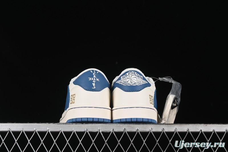 Nike Travis Scott x Fragment Design x Air Jordan 1 Low OG SP AJ1 Retro Casual Sneakers - CF3688-025