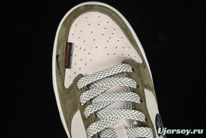 Nike SB Dunk Low UN Phantom Military Green Black Swoosh Anniversary Custom Low-Top Casual Skate Shoes - DJ2024-037