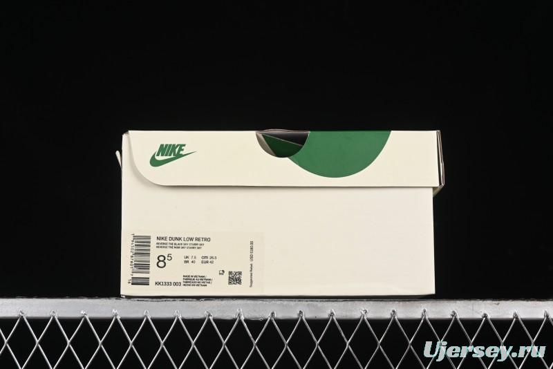 Nike SB Dunk Low Black Reverse Starry Sky Anniversary High-End Custom Low-Top Casual Skate Shoes - KK1333-003