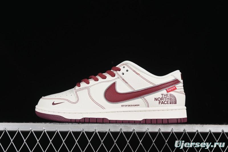 Nike SB Dunk Low Supreme x The North Face Casual Skateboarding Shoes - BM0234-506