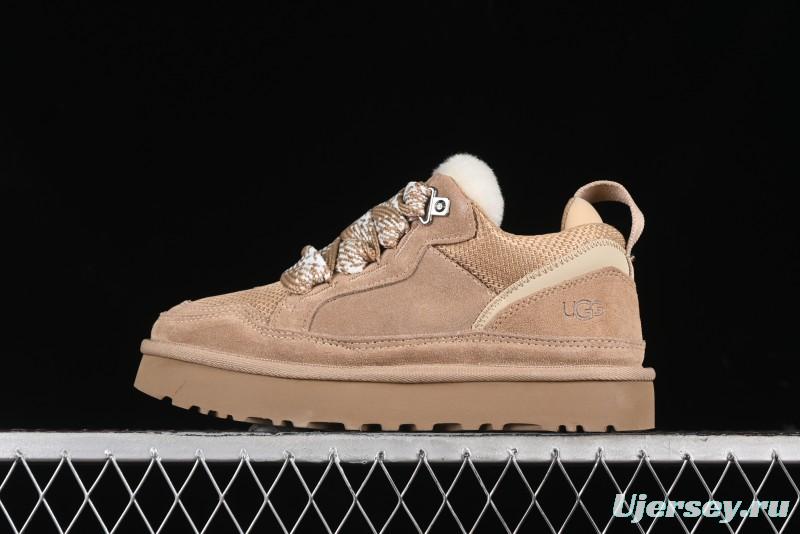 UGG Classic Ultra Mini Melange Low-Top Casual Shoes with Dual-Color Flat Laces - 1144032