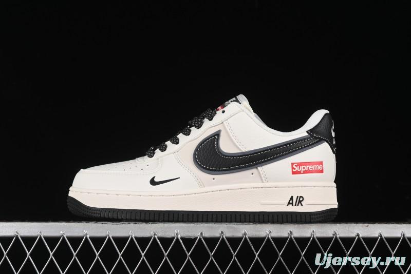 Nike Air Force 1 '07 Low Supreme Collaboration - White Black - XZ3368-001