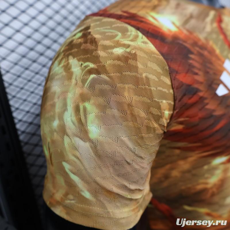 Player Version 25/26 Real Madrid Gold with Phoenix NA ZHA Jersey