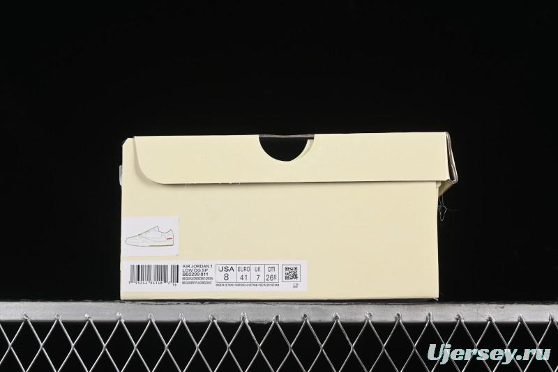 Nike Travis Scott x Fragment Design x Air Jordan 1 Low OG SP AJ1 Supreme Collaboration - BB2299-811