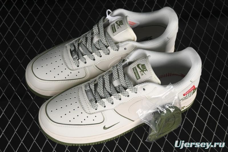 Nike Air Force 1 '07 Low Supreme The North Face Collaboration - Off White Mint Green - XZ1996-527