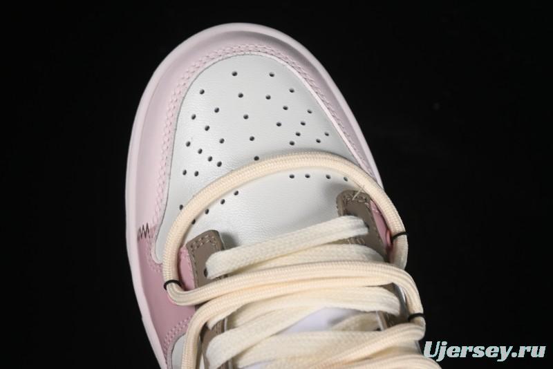 Nike Dunk Low Panda Prank Special Edition Heartbeat Mail Casual Sneakers - CW1590-100
