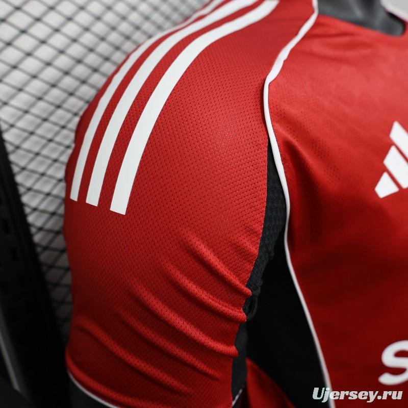 Player Version 25/26 Manchester United Home Jersey