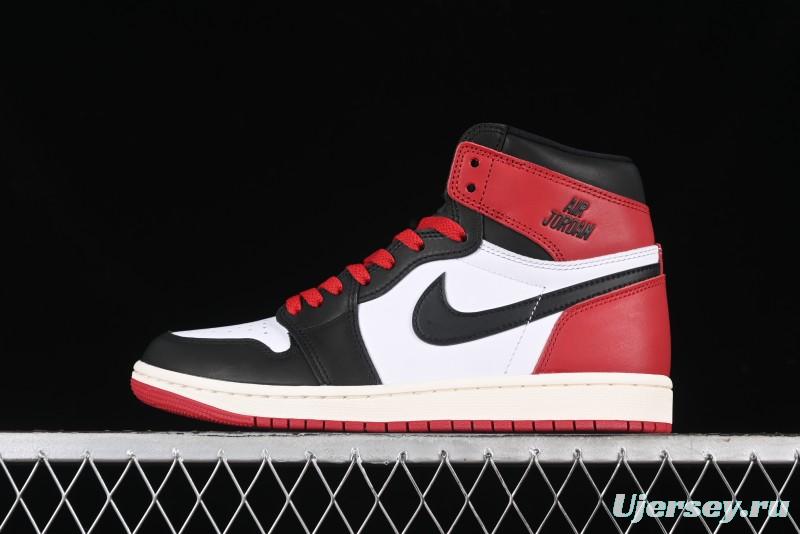 Nike Air Jordan 1 High OG Black Toe Reimagined Basketball Shoes - DZ5485-106