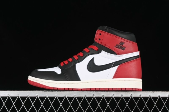 Nike Air Jordan 1 High OG Black Toe Reimagined Basketball Shoes - DZ5485-106
