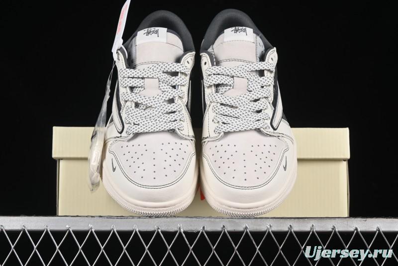 Nike Air Jordan 1 Low OG SP Travis Scott x Fragment Design Collaboration Sneakers - SJ2068-123