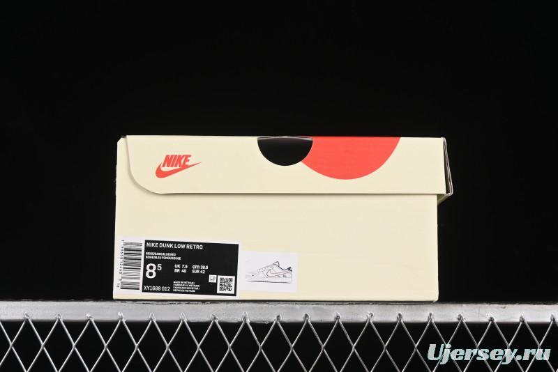 Nike SB Dunk Low Stussy Collaboration - Black Red Bunny Anniversary Custom Low-Top Casual Sneakers - XY1688-012