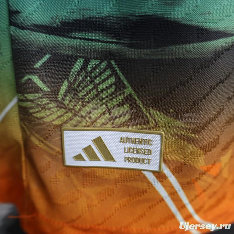 Player Version 2025 Japan Teal with Anime Warrior Jersey