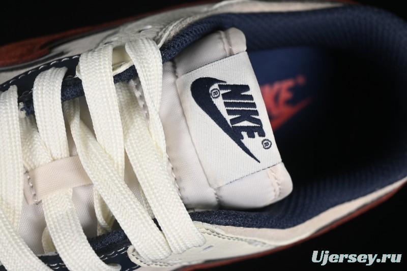 Nike SB Dunk Low The North Face Collaboration - Two-Tone Red Brown Swoosh Anniversary Custom Low-Top Casual Skate Shoes - DJ2024-036