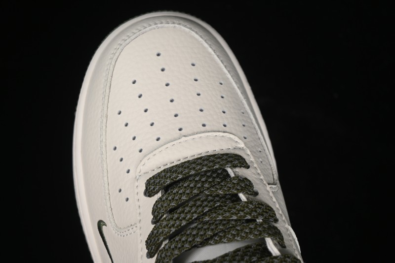 Nike Air Force 1 '07 Low QR Code Military Green Starry Sky Casual Sneakers - CU1836-966