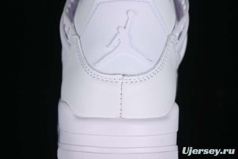 Nike Air Jordan 4 Retro Basketball Shoes with Net Design - FV7251-107