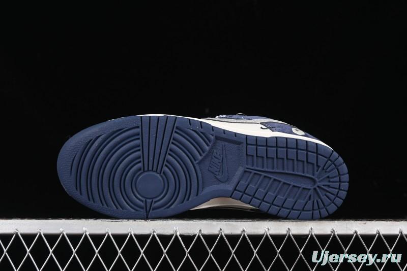 Nike SB Dunk Low Bape Collaboration Anniversary Edition Customized Low-Top Casual Sneakers - XY1688-008