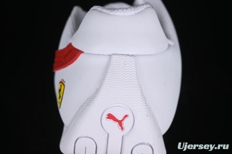 Puma Sparco Future Round Toe Lace-Up Leather Fabric Low-Top Lifestyle Casual Shoes - 308585-02