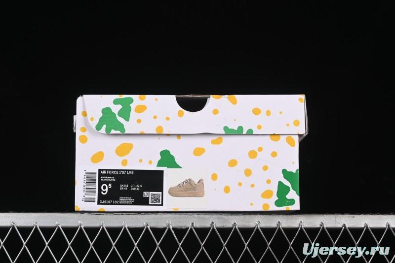 Nike Air Force 1 '07 Low Deconstructed Maize Casual Sneakers - CJ9197-102