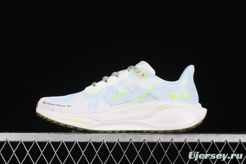 Nike Air Zoom Pegasus 41 Breathable Lightweight Running Shoes with Cushioning - HQ3465-143