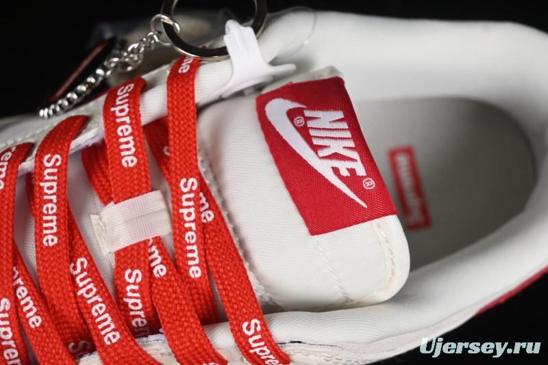 Nike SB Dunk Low Supreme Collaboration - Anniversary Edition Customized Low-Top Casual Skate Shoes - KK1333-002