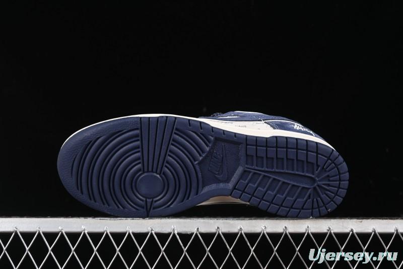 Nike SB Dunk Low Stussy Anniversary Edition Custom Premium Low-Top Skateboarding Shoes - XX2025-609