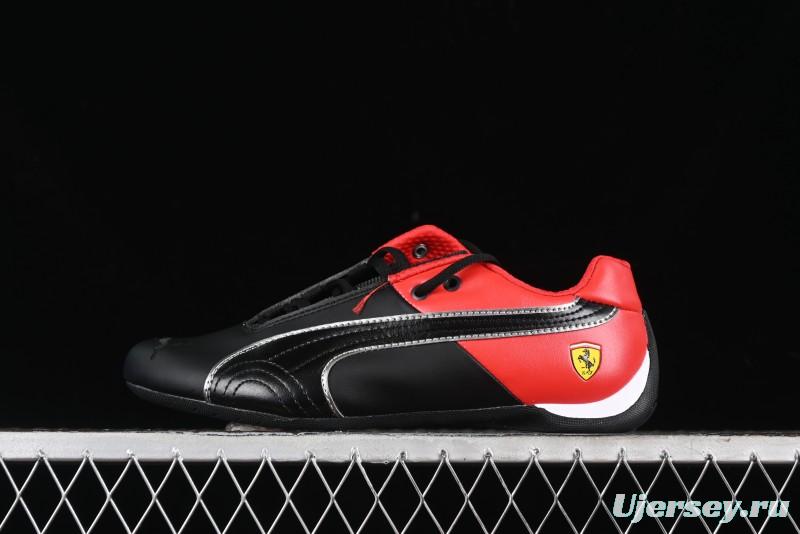 Puma Sparco Future Round Toe Lace-Up Low-Top Lifestyle Casual Shoes in Leather and Fabric - 307889-03