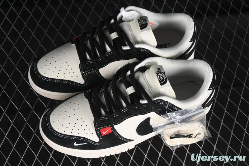 Nike SB Dunk Low The North Face Collaboration - Black Pig Eight Black Hook Anniversary High-End Custom Low-Top Casual Sneakers - SJ1089-011