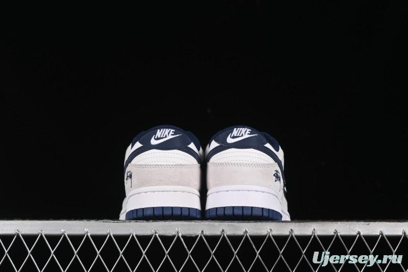 Nike SB Dunk Low Stussy Anniversary Edition Custom Low-Top Casual Skate Shoes - KK1888-003