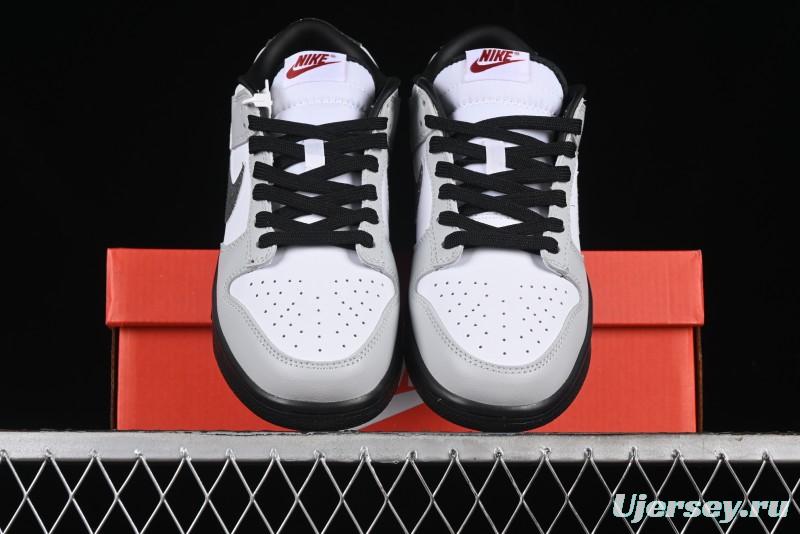 Nike Dunk Low "Glitter Swoosh" Light Silver SB Low-Top Casual Skate Shoes - HQ3462-191